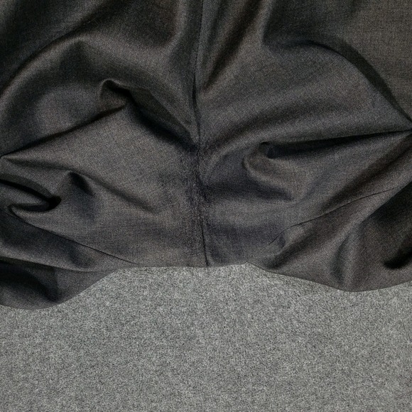 Luciano Barbera Wool Dress Pant Gray 38 x 28 Wool Trousers Made in Italy Size 54 - Picture 9 of 16